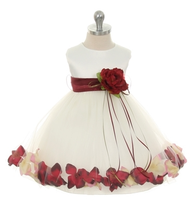Flower Petal Baby Dress 195B