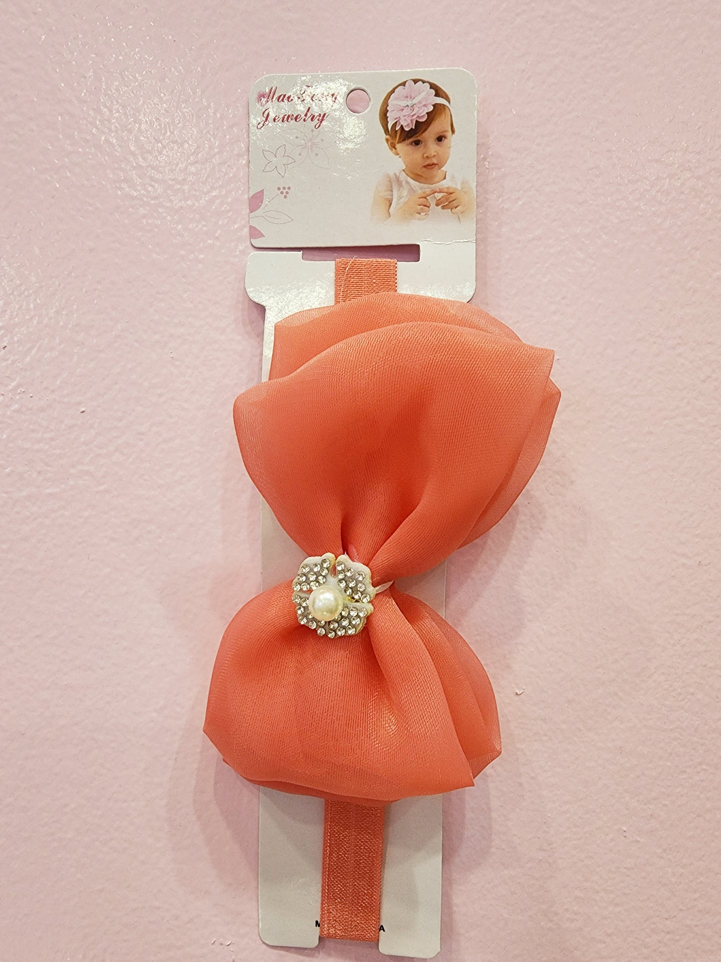Baby Headband Bow or Flower