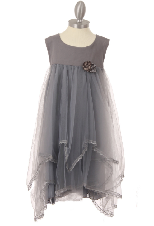 Soft tulle babydoll dress 9099