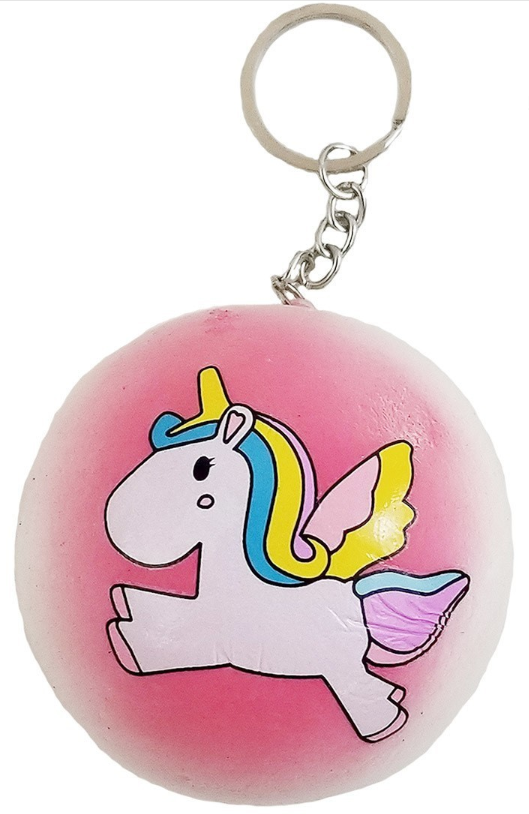 Unicorn Scented Squishy Key Ring