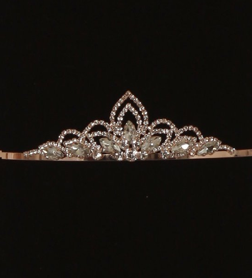 Rhinestone crown with comb CR-60667