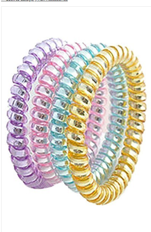 Phone Cord Hair Tie Set