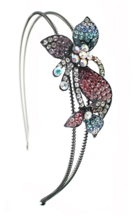 Rhinestone Cluster Headband