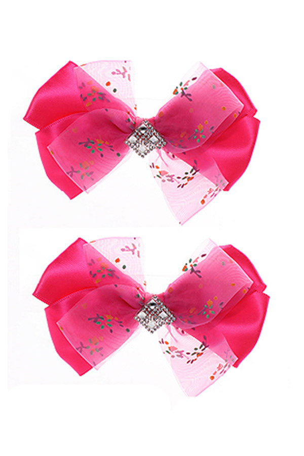 Bow Hair Clip Set