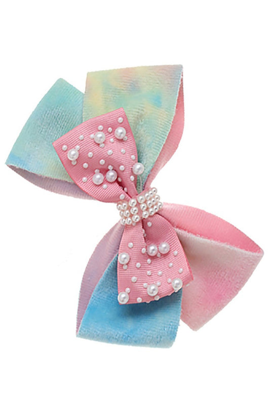 Multi Colored Bow Hair Clip HPN6691