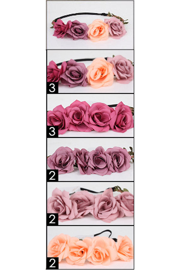 Flower Elastic Headwrap