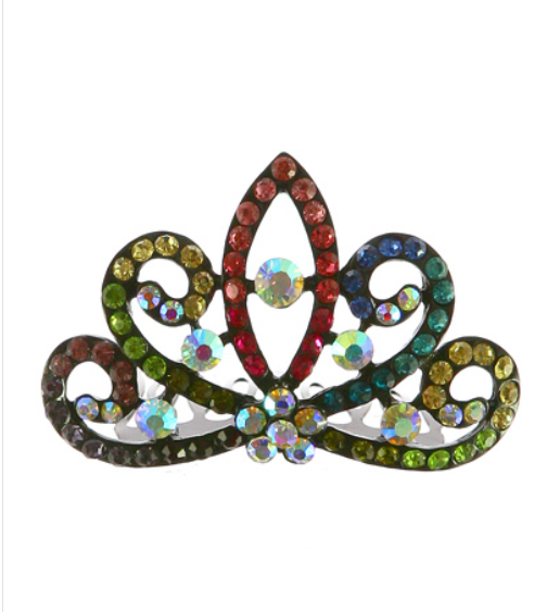 Tiara with hair comb TR2026