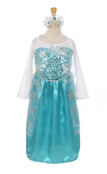 snowflake costume dress crown