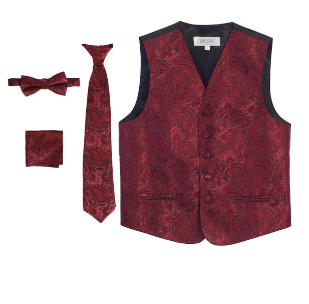 Tuxedo Suit Vest Set
