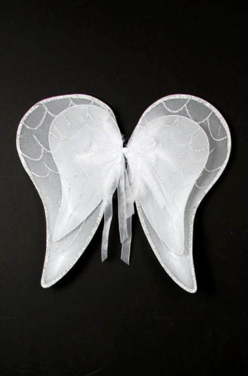 Two layer angel wings with bows