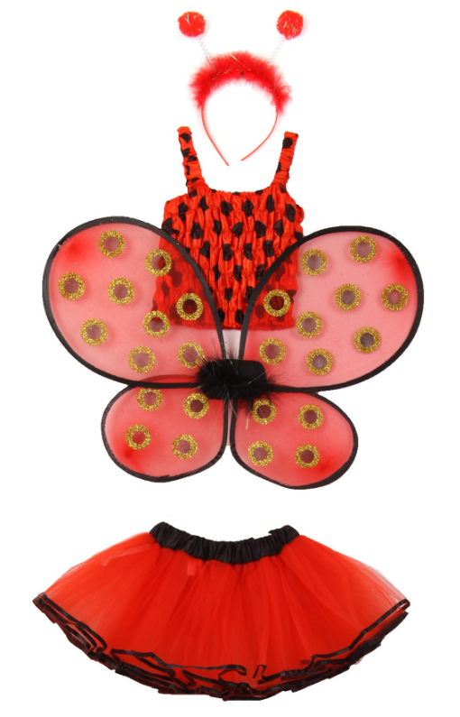 4 PC Wings Tutu Set