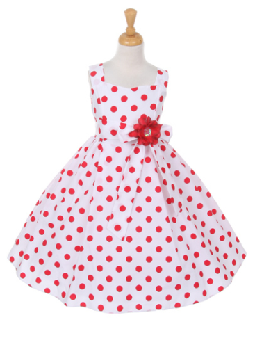 Cotton Polka Dot Dress