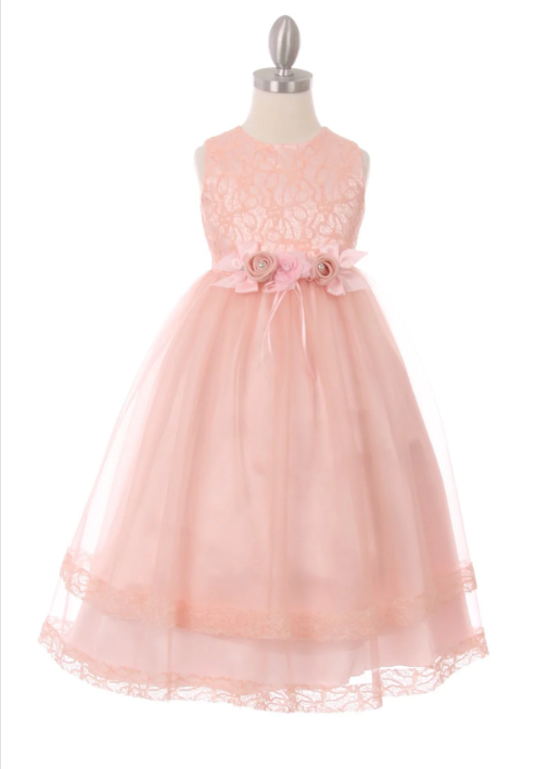 A line tulle dress decorated