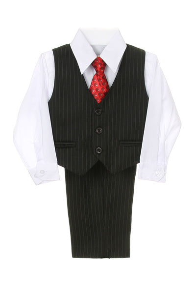 Boy's Striped 5 pcs Suit Set 888J