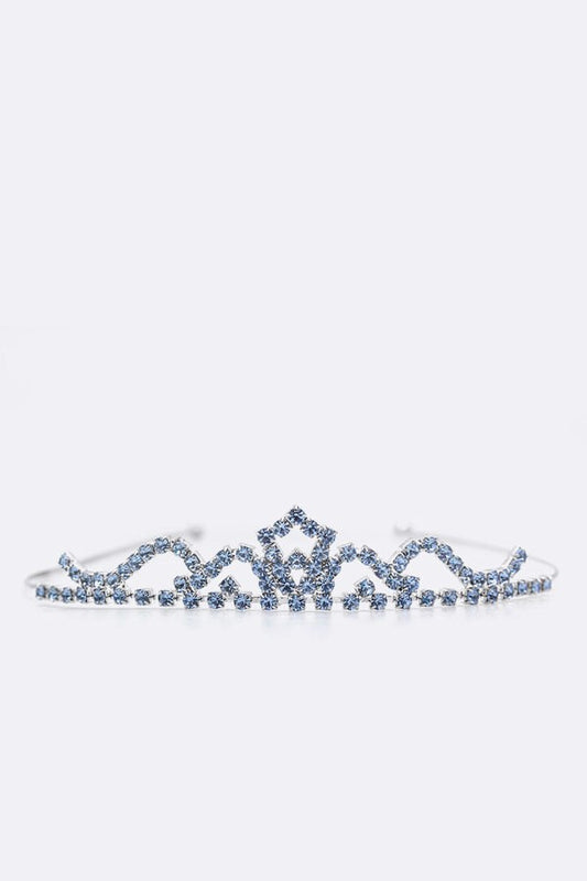 Light Sapphire Crystal Tiara