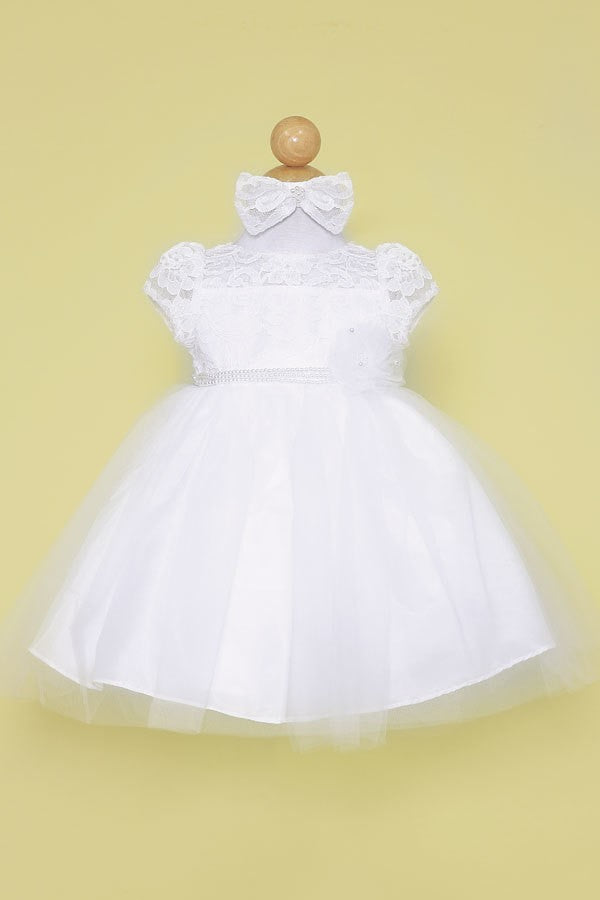 Baby girl's dress with flower B-757