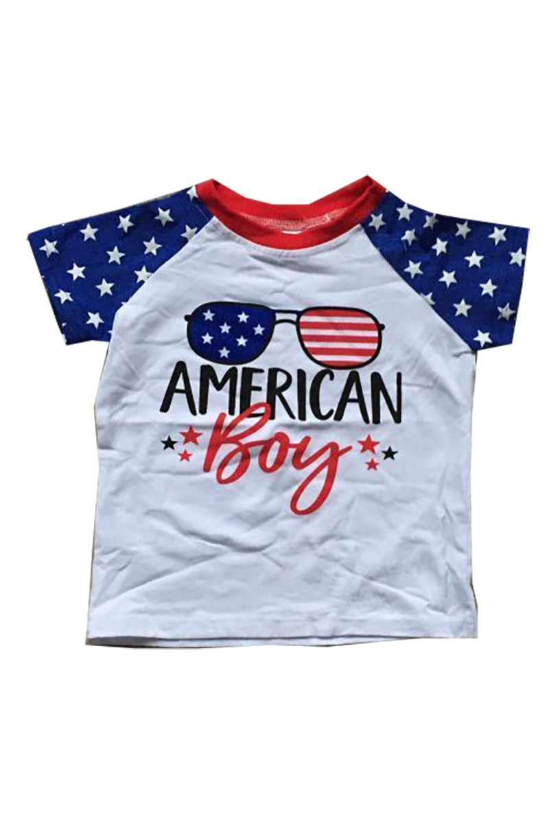 Patriotic American Boy Shirt