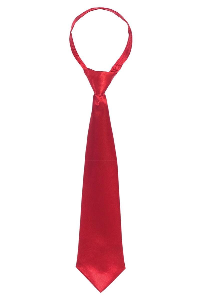 Satin Zipper Necktie LY
