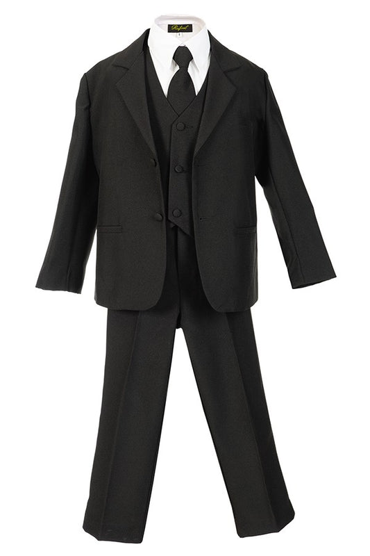 boys 5 pcs formal tuxedo with tie