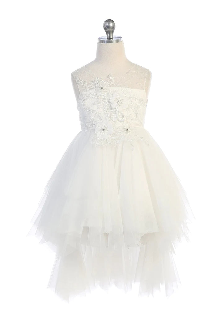 Lace Bateau Neckline Dress C203
