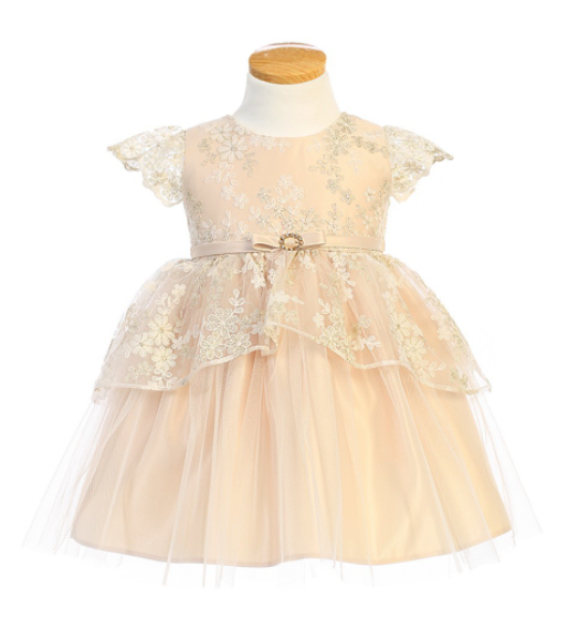 Floral Lace Baby Dress SKB832